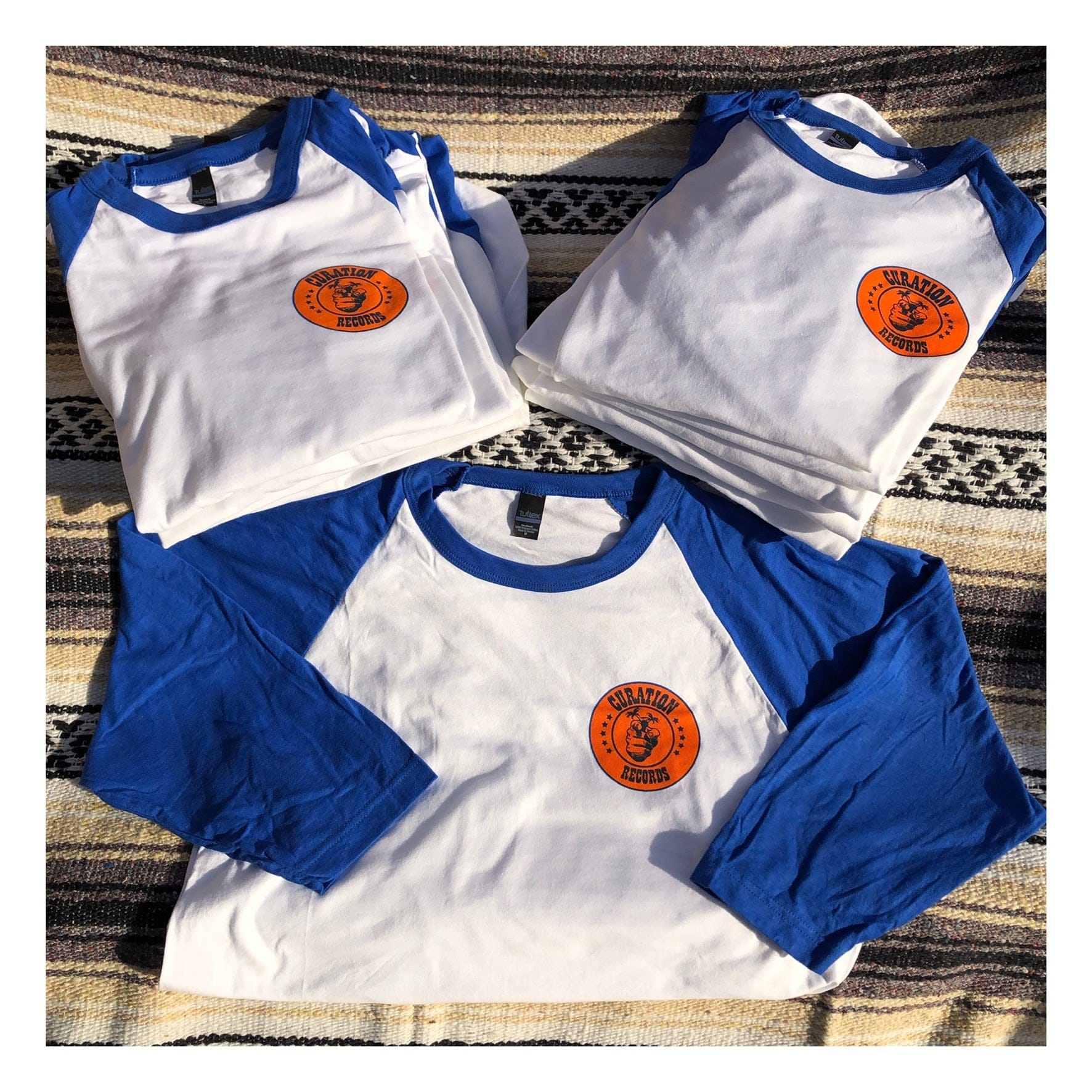 Curation Left Chest Logo Raglan Tee - Curation Records (4372603961426)