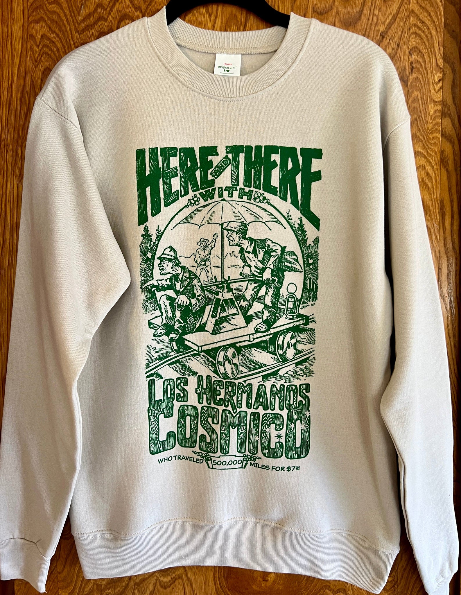Los Hermanos Cosmico Crewneck Sweatshirt (7284315390034)