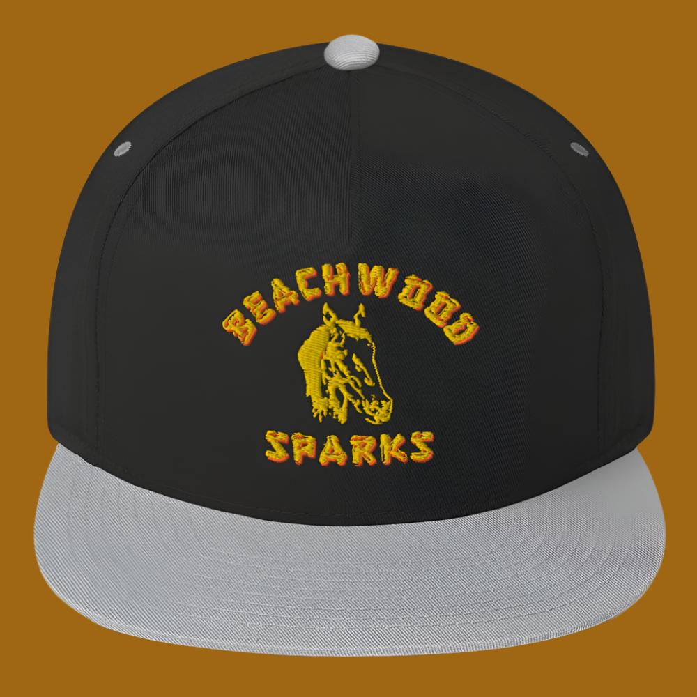 Flat Bill Cap BEACHWOOD SPARKS Horsey logo (7379501514834)