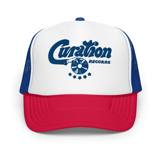 Curation Logo Embroidered Foam trucker hat (7387621556306)