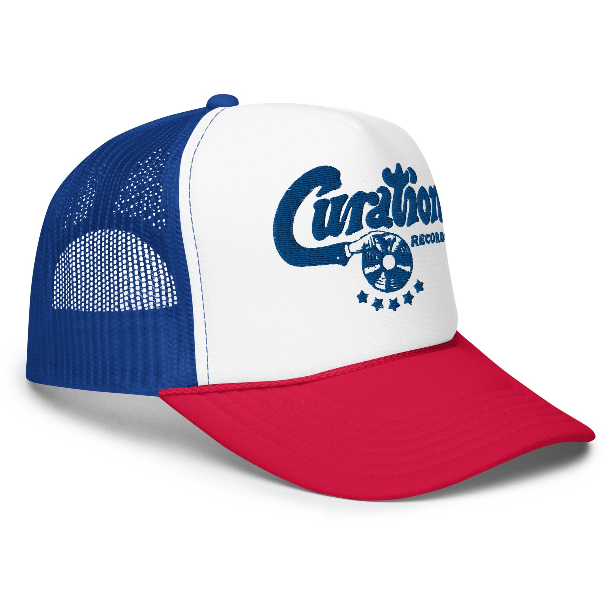 Curation Logo Embroidered Foam trucker hat (7387621556306)