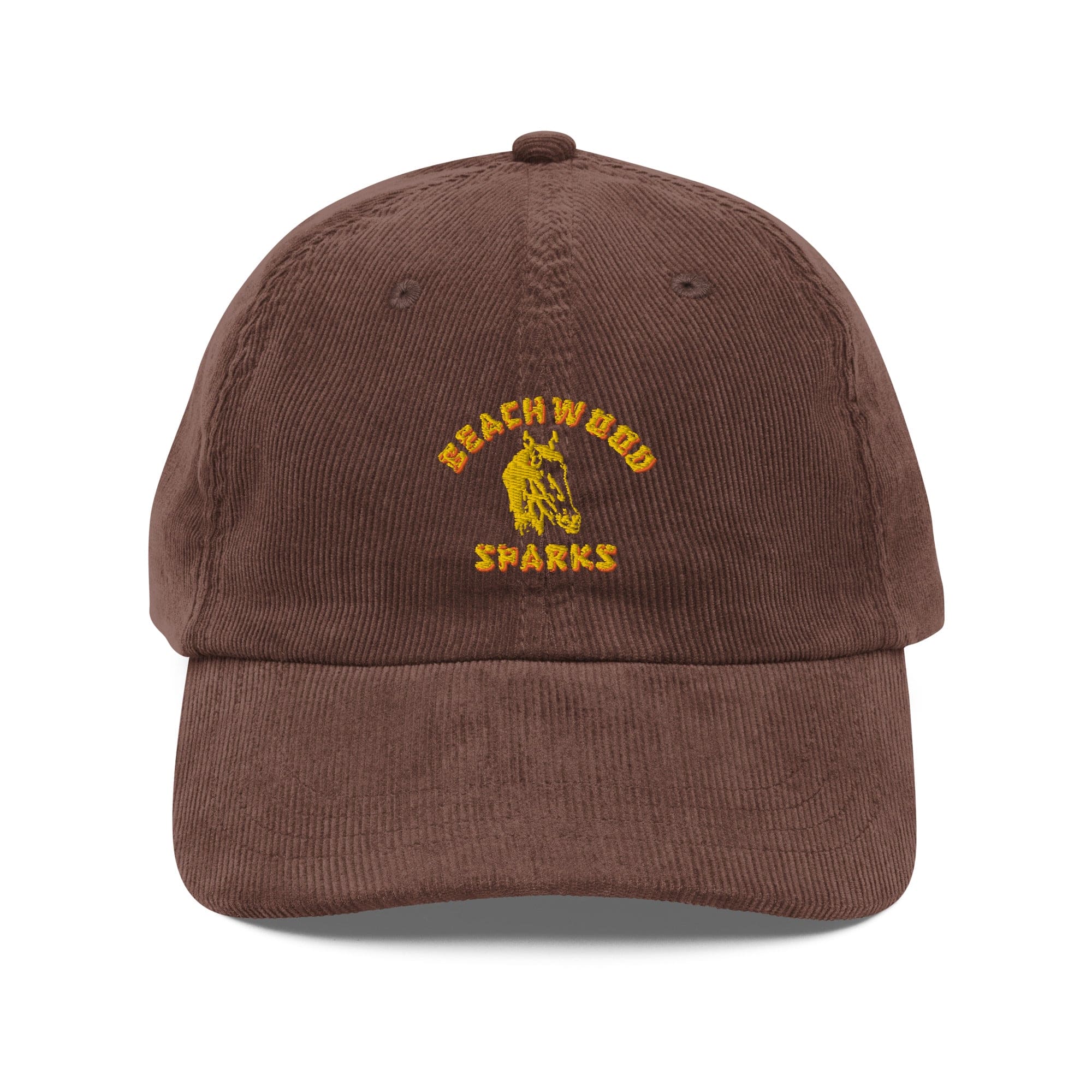 Vintage tan corduroy peaked cap Druzy Vintage Corduroy Cap – druzymusic main image 3