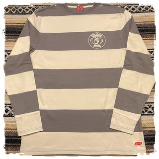 Curation - Sunset Logo Striped Tee (6831805661266)