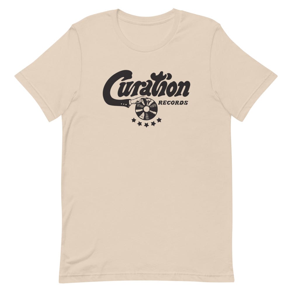 Curation Script Logo - Short-Sleeve Unisex T-Shirt - Curation Records